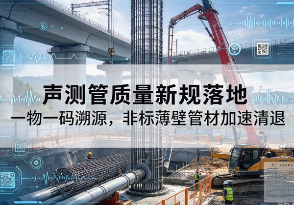 南岳声测管质量新规落地，一物一码溯源，非标薄壁管材加速清退
